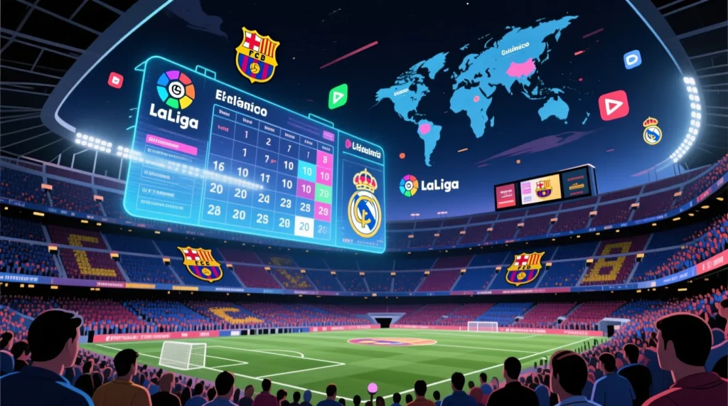 Календарь чемпионата Испании: точная дата и время, когда эль класико состоится в этом сезоне. - иллюстрация