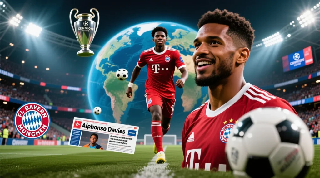 Скоростной защитник «Баварии»: как альфонсо дэвис стал топ-беком из вингера Скоростной защитник мюнхенской «Баварии»: как альфонсо дэвис превратился из вингера в топ-бека. - иллюстрация