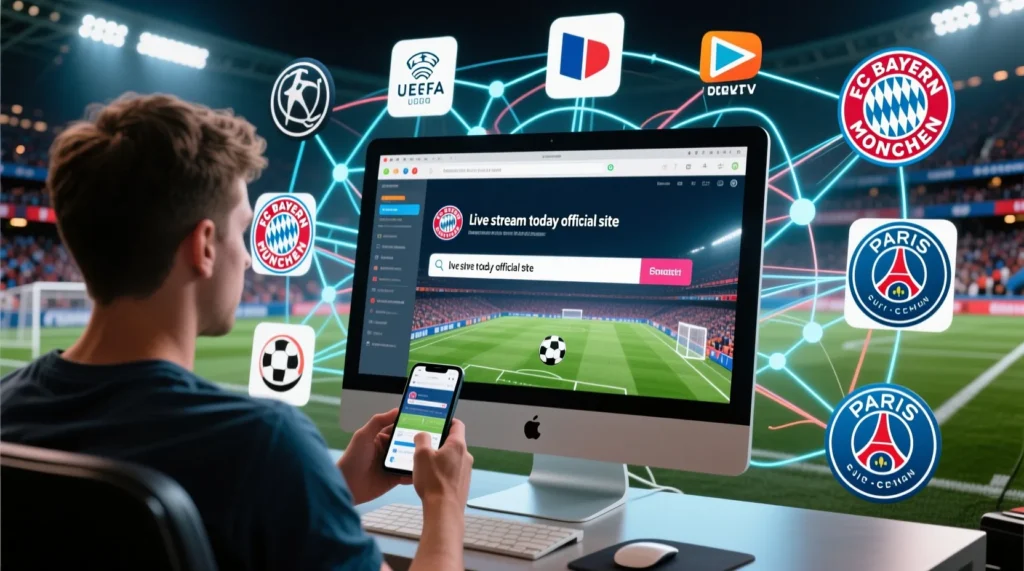 Бавария – ПСЖ прямая трансляция матча: где смотреть онлайн Лигу чемпионов Где найти трансляцию центрального матча ЛЧ: ссылки, по которым будет бавария псж прямая трансляция матча. - иллюстрация