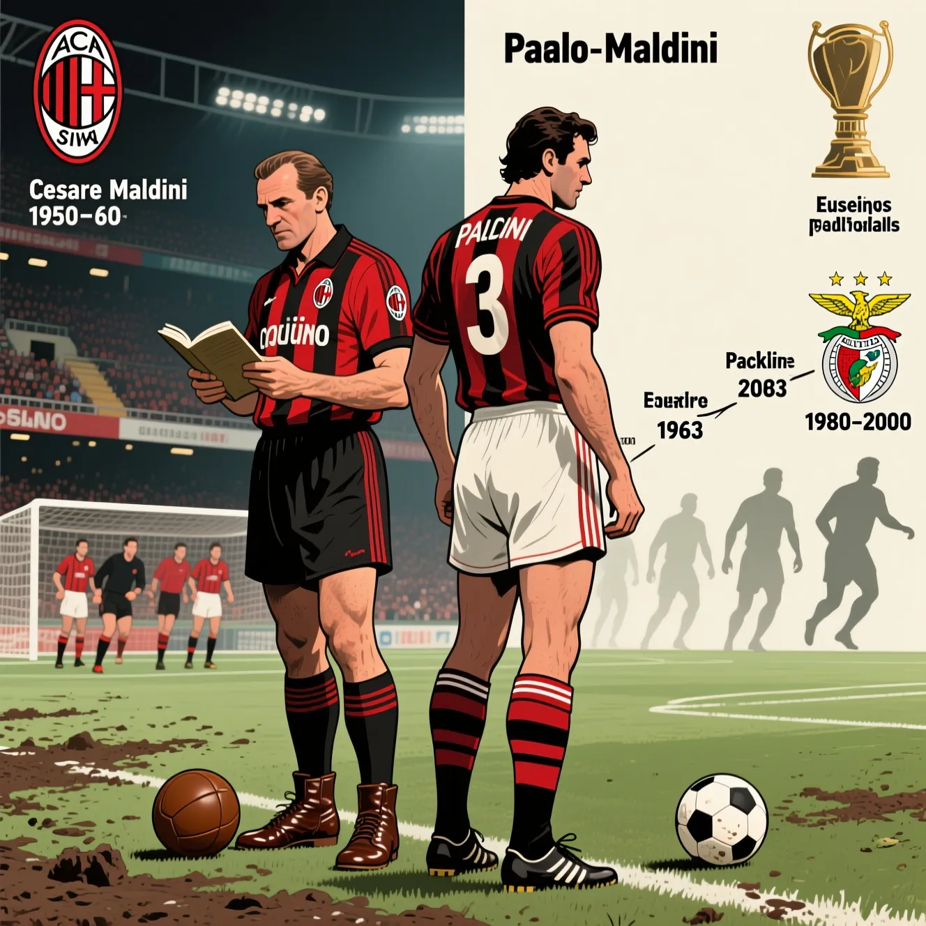 Великая династия защитников «Милана»: как чезаре и паоло мальдини вписали свои имена в историю.