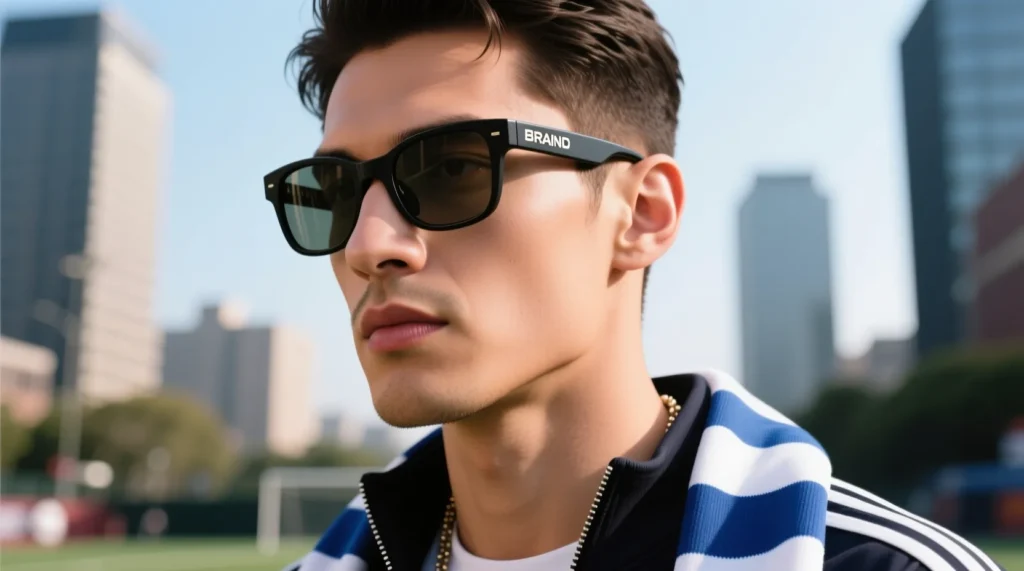 Стильный аксессуар атлетов вне поля: зачем многие известные футболисты носят очки без диоптрий в жизни. - иллюстрация