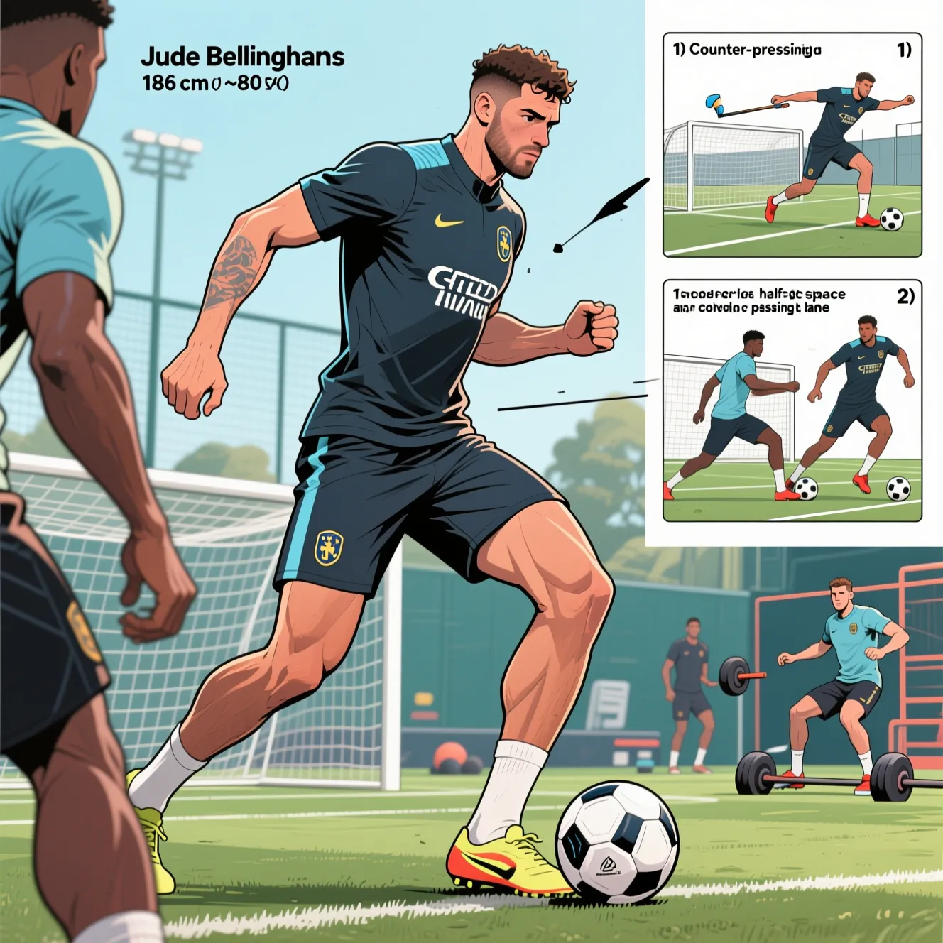 Физические параметры британского таланта: как высокий джуд беллингем рост помогает ему в единоборствах.