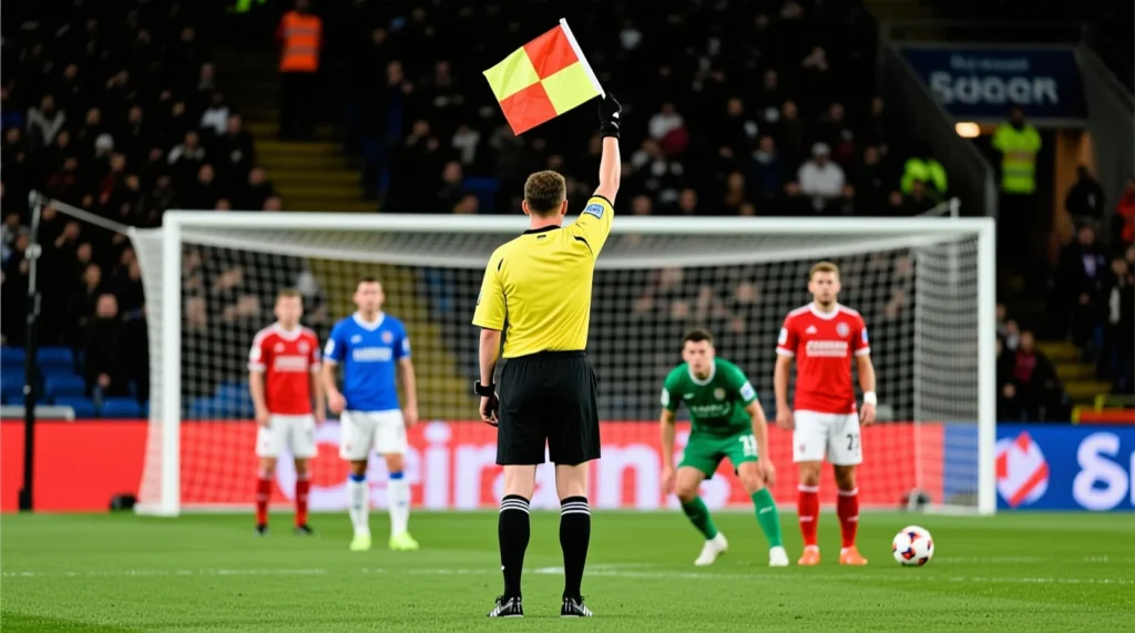 Базовый гид по футбольным правилам: доступное объяснение того, что такое офсайд в футболе для новичка. - иллюстрация