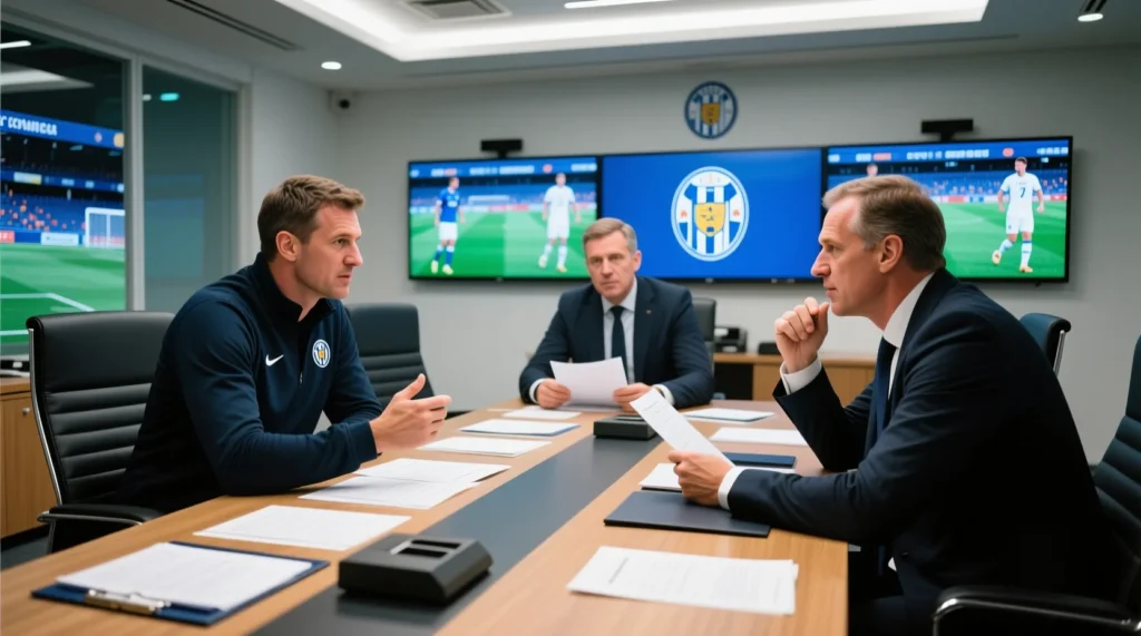 Управленческая роль в структуре клуба: за какие функции отвечает современный спортивный директор в футболе. - иллюстрация