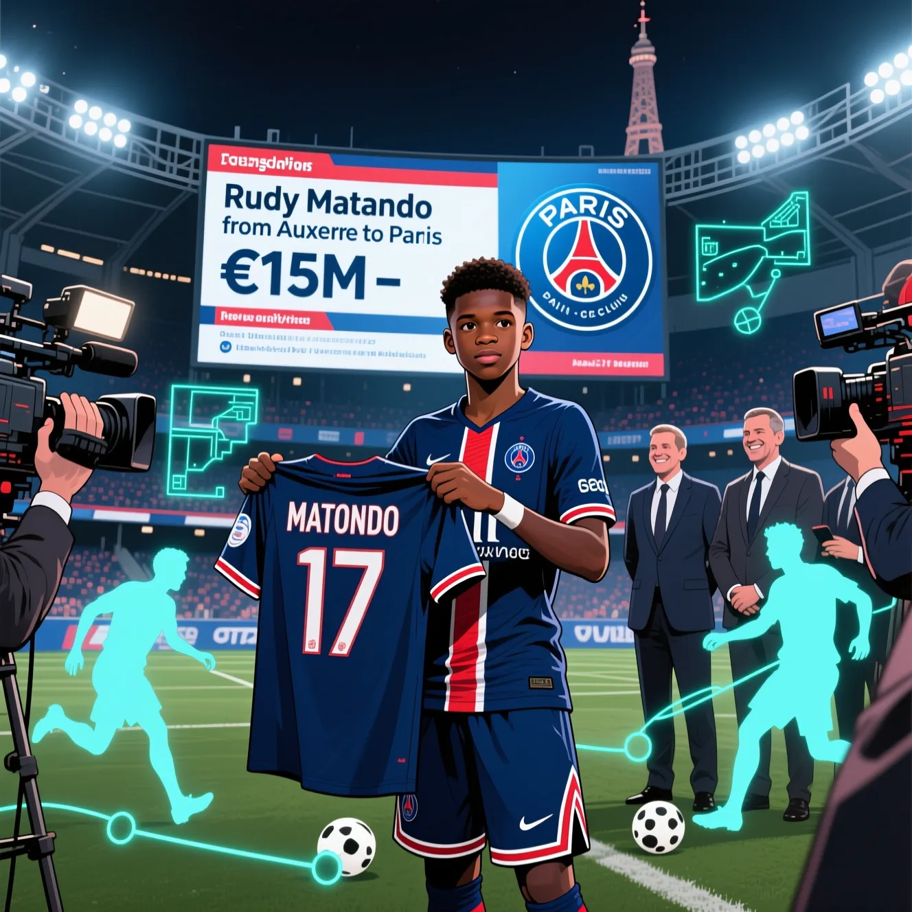 «Париж» подписал Руди Матондо из «Осера» за 15 млн евро