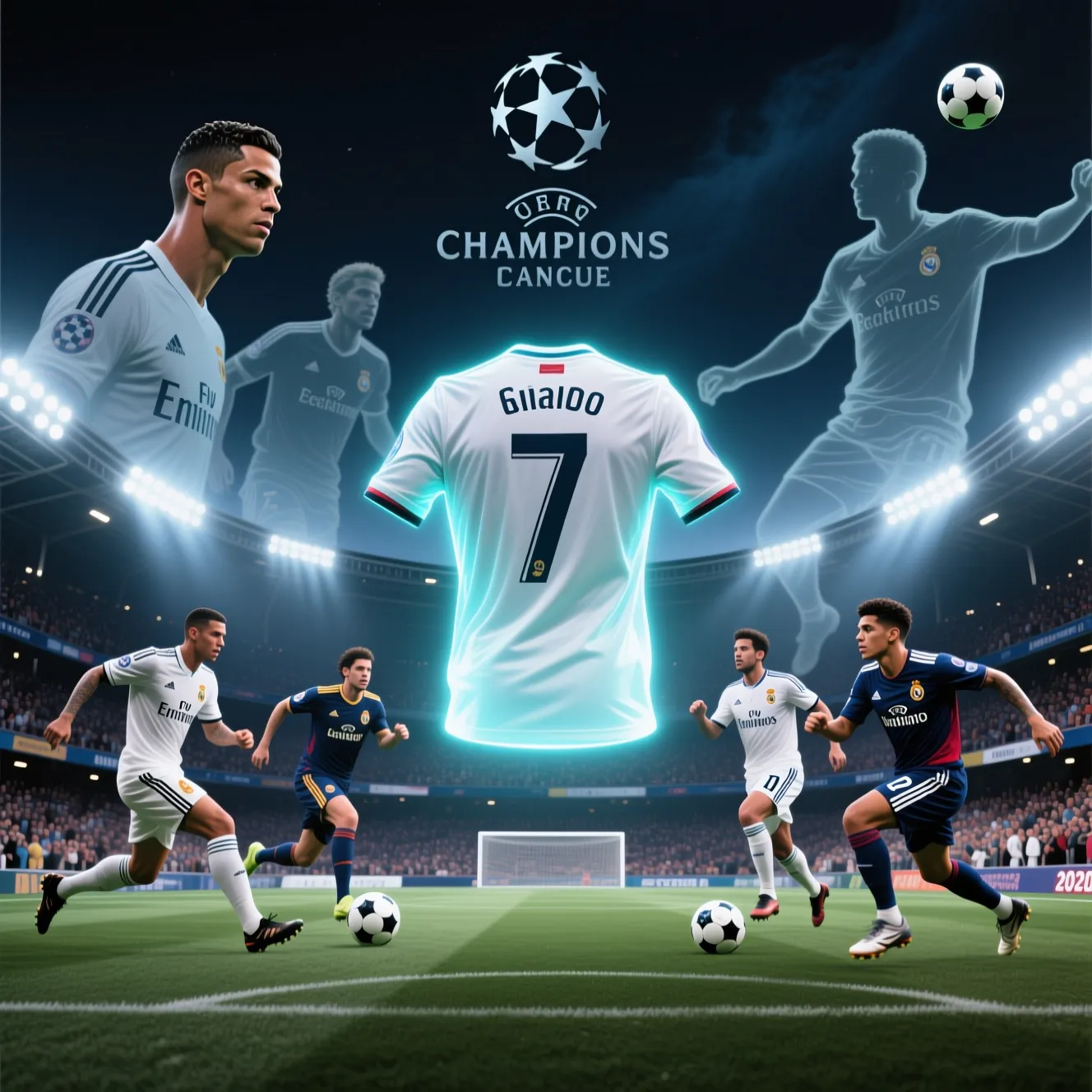 Престижная цифра на спине: кто из великих игроков носил номер 7 в футболе в ЛЧ.