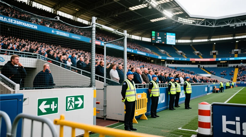 Безопасность на трибунах стадиона: зачем специальная сетка для окон в фан-зонах арен Безопасность на трибунах стадиона: почему специальная сетка для окон используется в фан-зонах арен. - иллюстрация