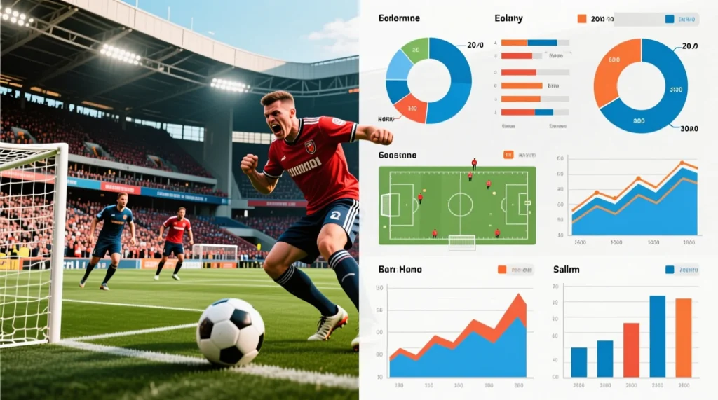 Аналитика лиги Португалии: подробная чемпионат португалии статистика по забитым голам и карточкам в туре. - иллюстрация
