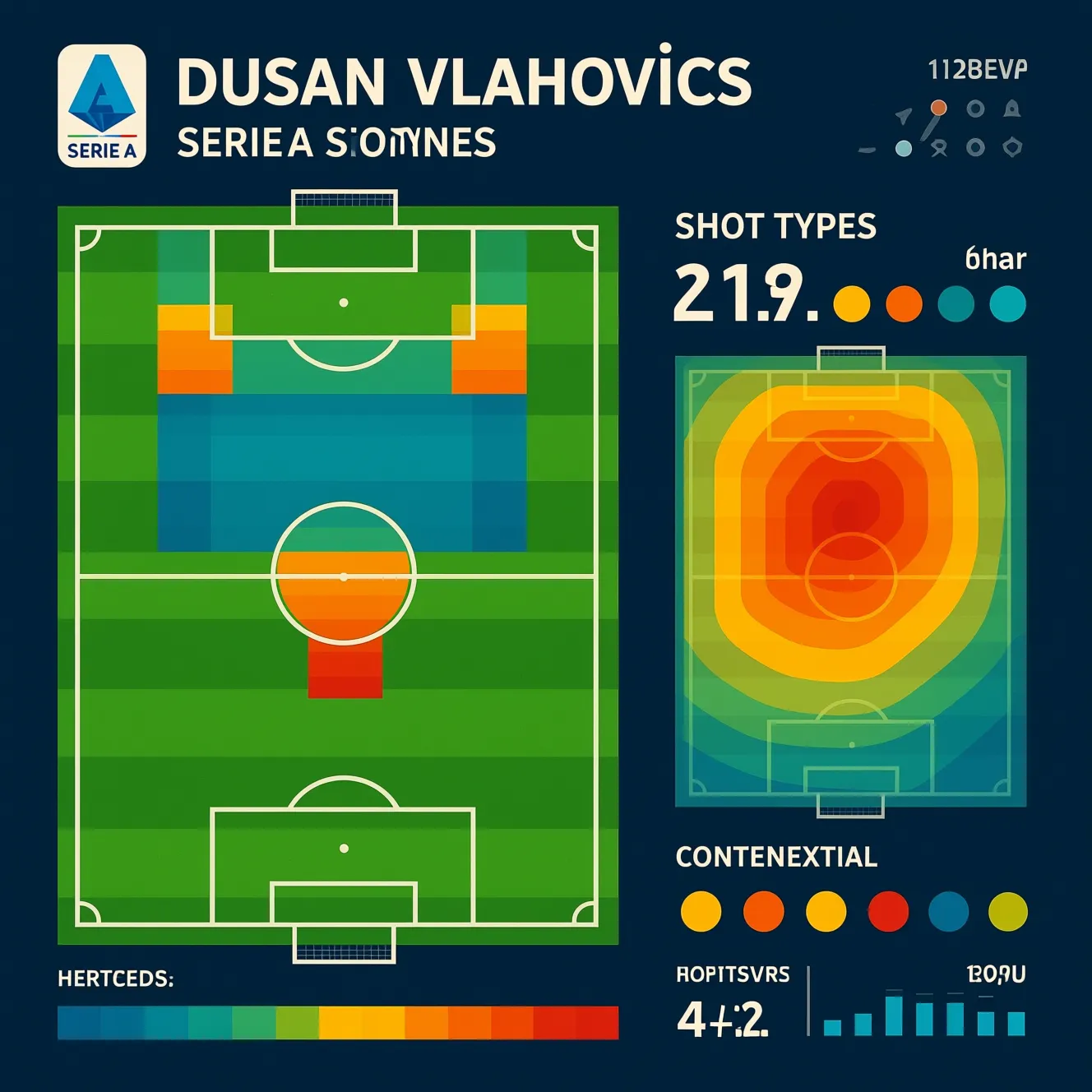 Снайперский профайл нападающего «Ювентуса»: подробная душан влахович статистика голов в Серии А в сезоне.