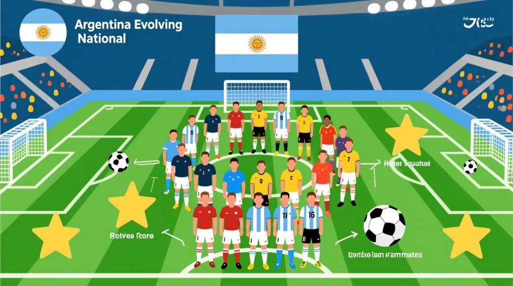 Действующие чемпионы мира в сборе: какой официальный состав имеет сборная аргентины по футболу сегодня. - иллюстрация