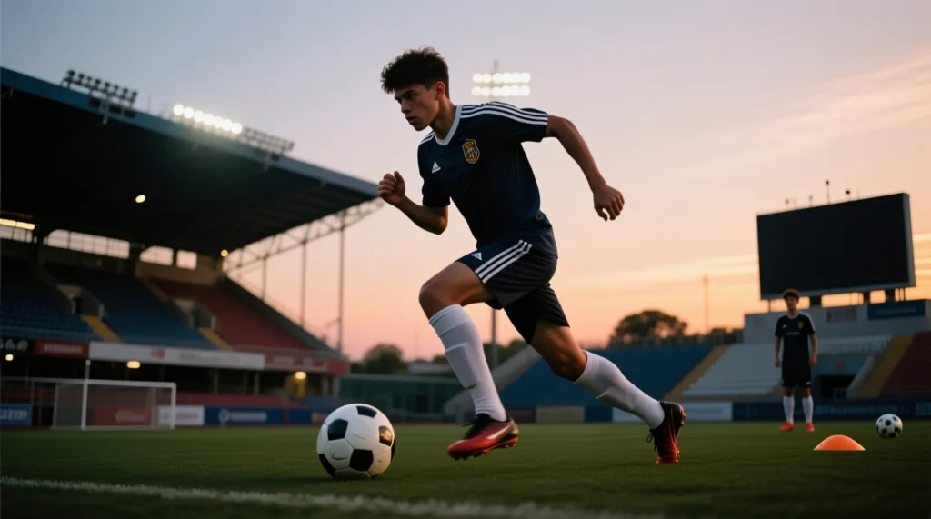 Карьерный путь в большом спорте: подробная инструкция для молодежи о том, как стать футболистом с нуля. - иллюстрация