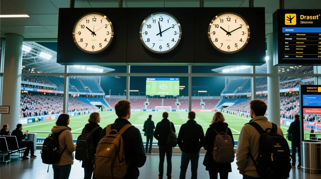 Время начала дневных матчей в Европе: почему некоторые игры транслируются ровно в пол второго по графику. - иллюстрация