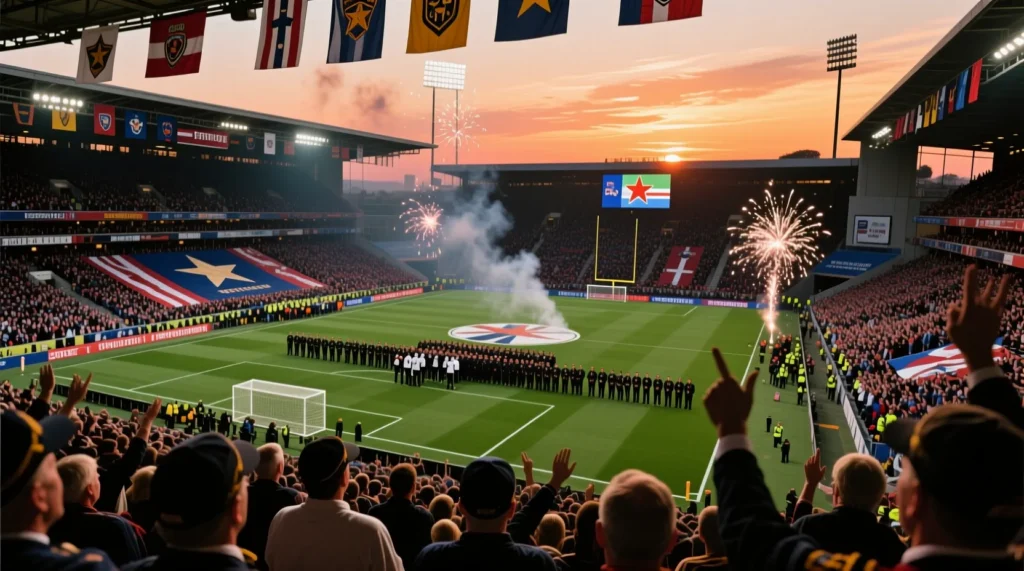 Прощальный матч легенды: как трибуны стадиона решили торжественно попрощаться со своим капитаном навсегда. - иллюстрация