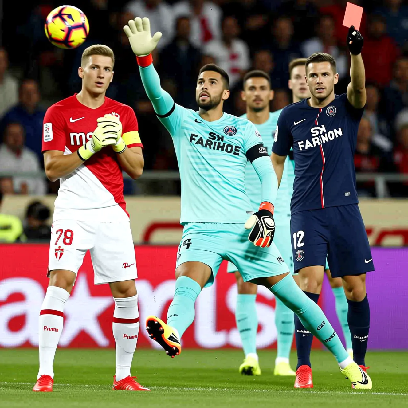 Вратарь Монако о красной Головина и игре в меньшинстве с ПСЖ в ЛЧ