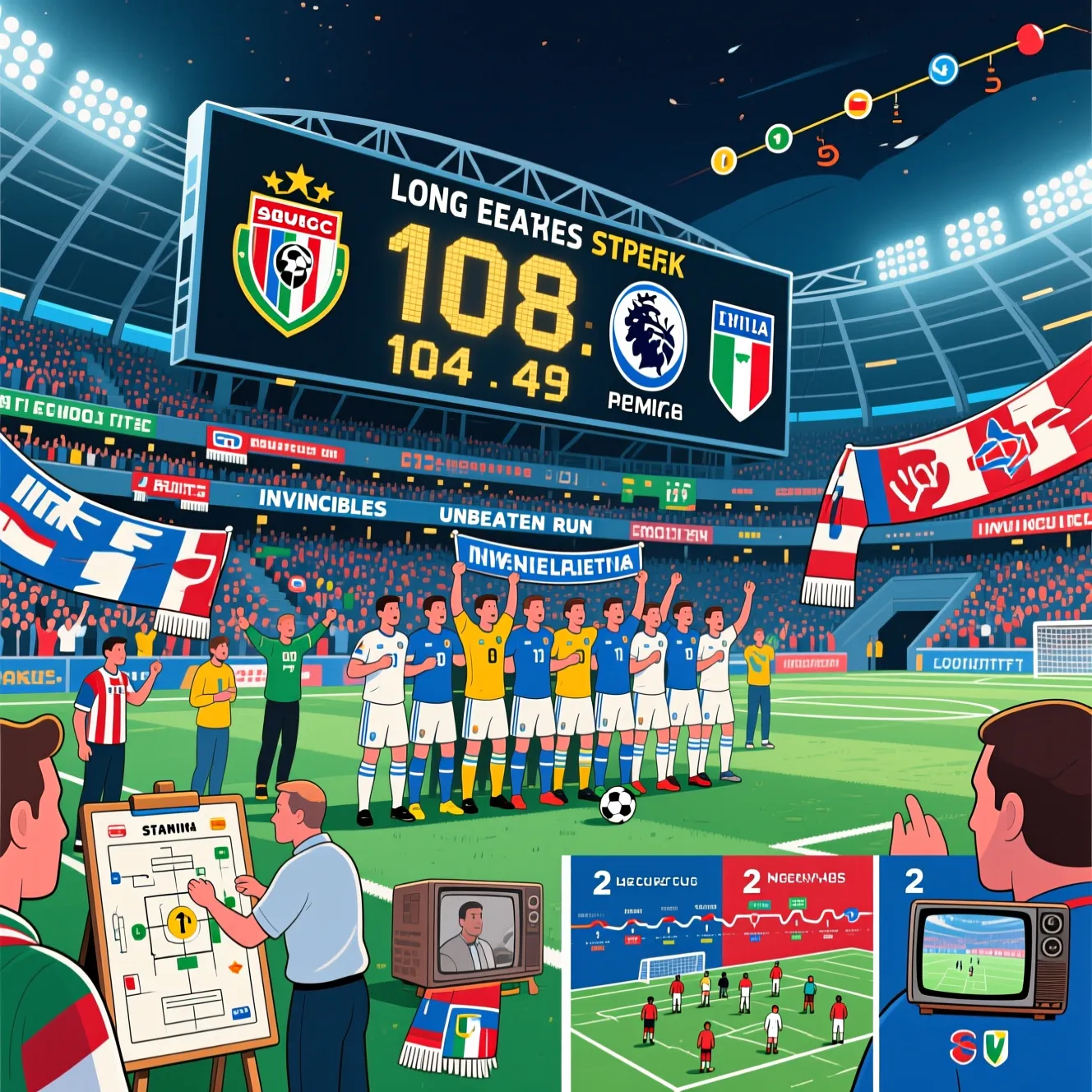 Командные рекорды выносливости: самая длинная беспроигрышная серия в футболе в истории.