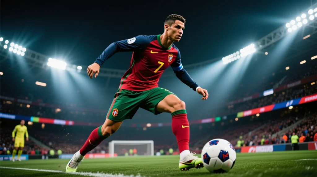 Галерея для болельщиков: лучшие качественные картинки роналду для установки на рабочий стол и обои телефона. - иллюстрация