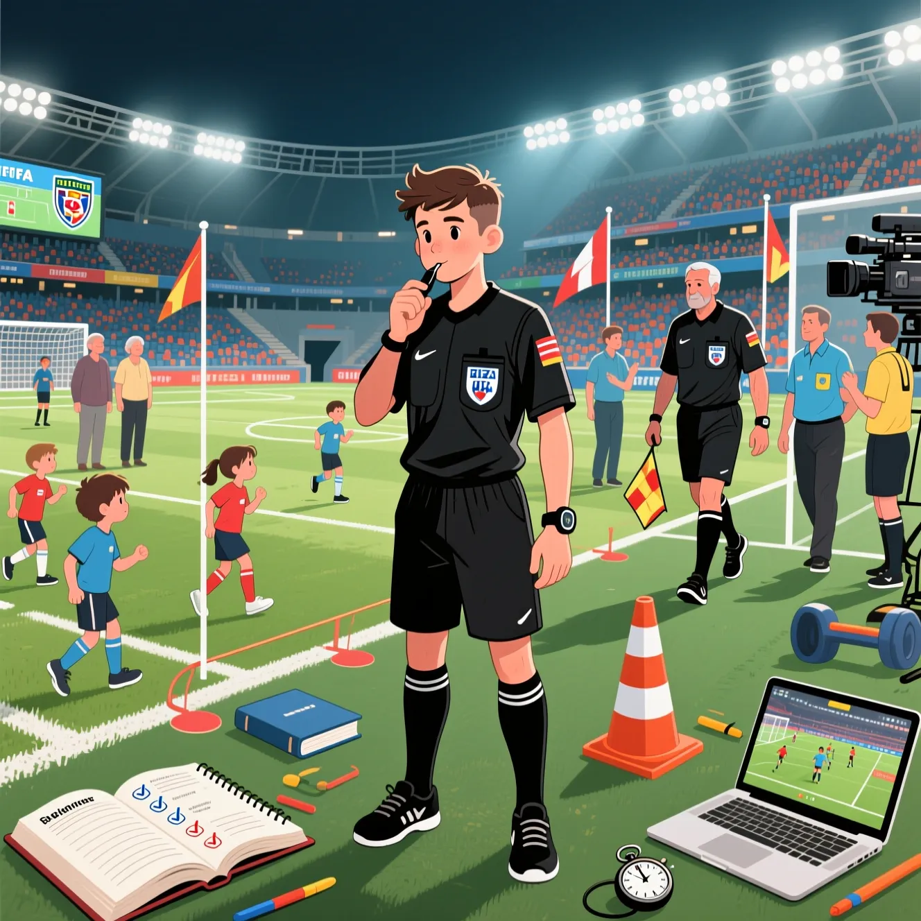 Карьерный путь арбитра: как стать футбольным судьей и получить международную лицензию.