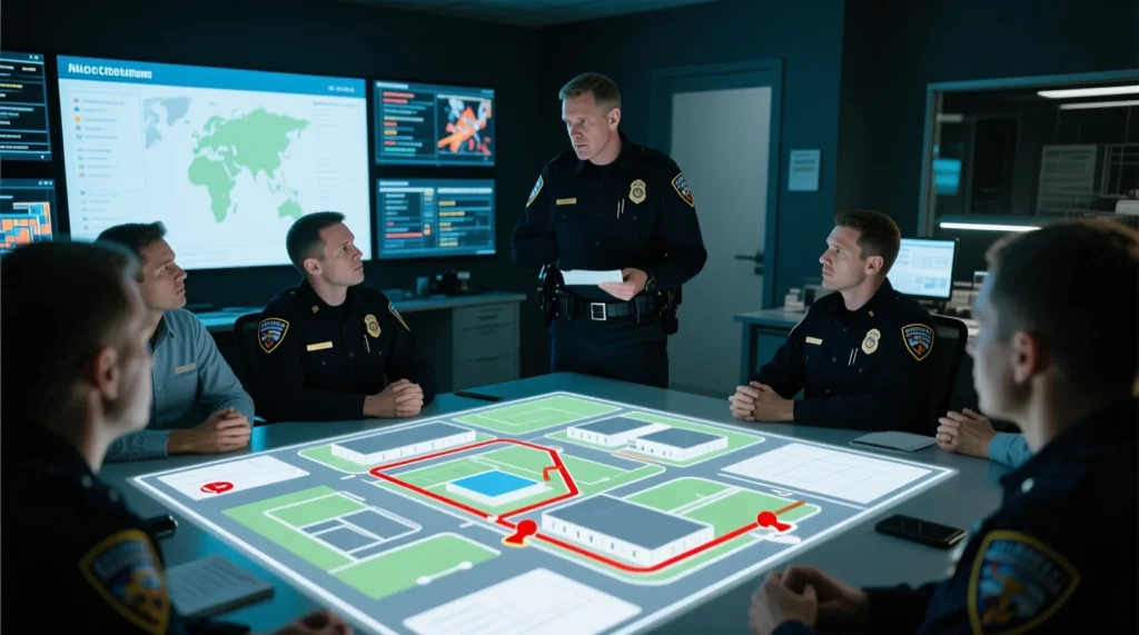 Персонал стадиона и безопасность: что именно делает стюард это человек, отвечающий за порядок на секторе. - иллюстрация