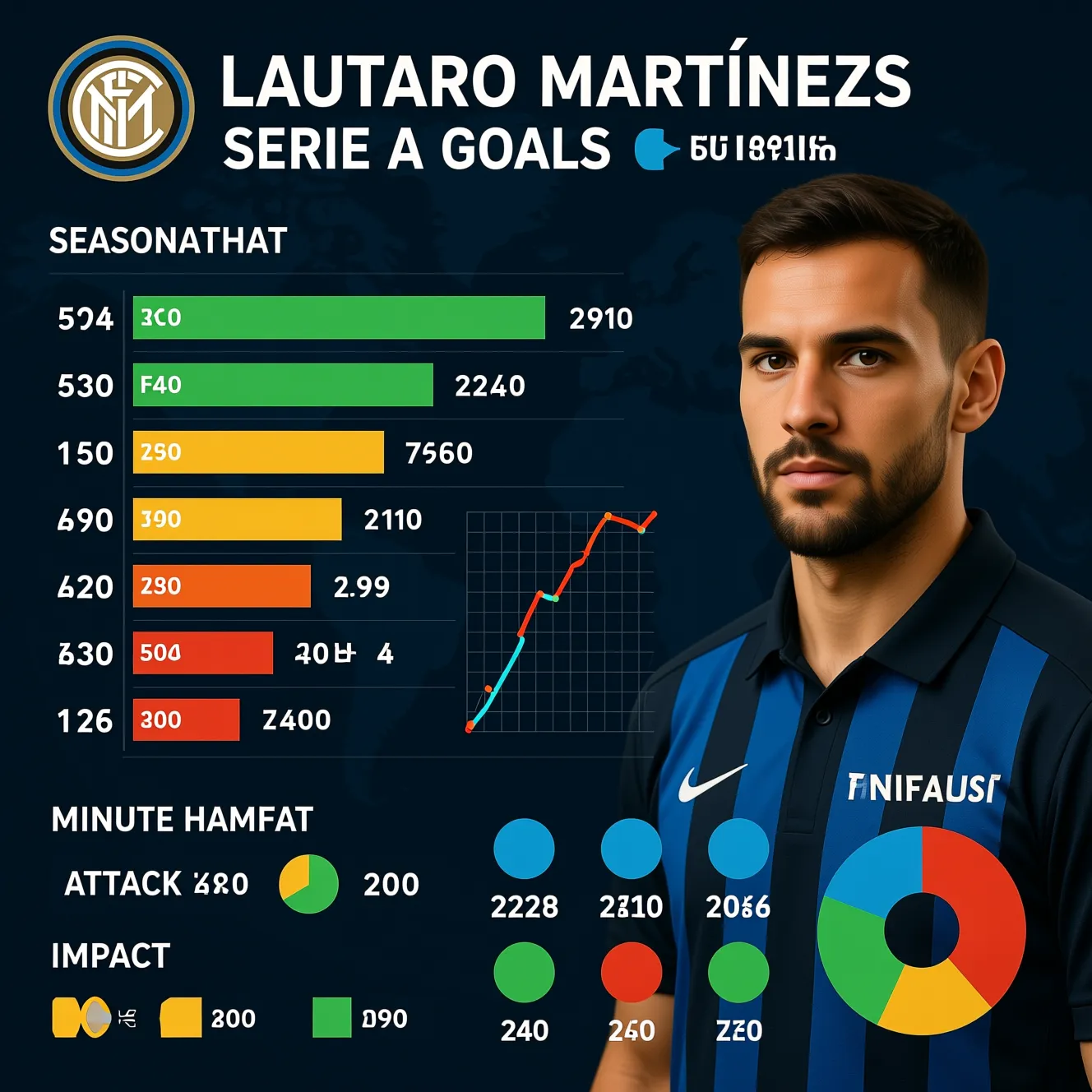 Бомбардир миланского «Интера»: какая у нападающего лаутаро мартинес статистика забитых голов в Серии А.