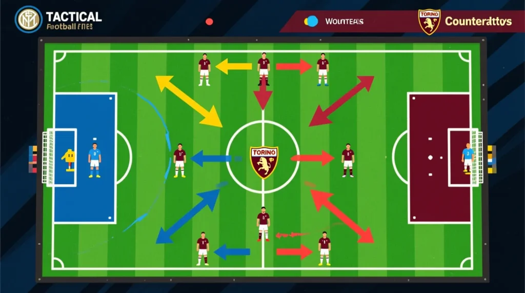 Серия А: прогноз и подробный анализ тактических схем в матче итальянских команд интер - торино в этом туре. - иллюстрация