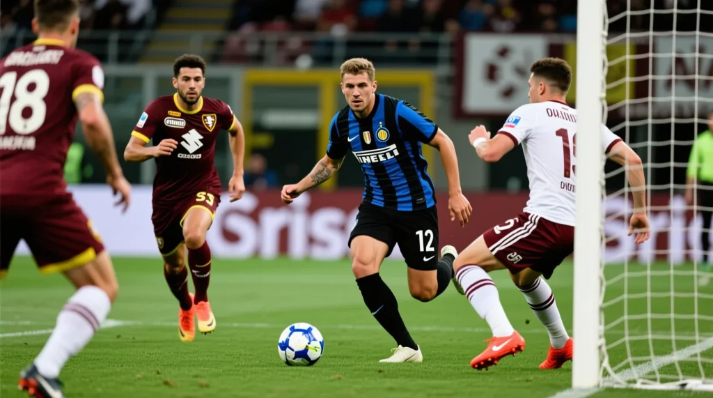 Серия А: прогноз и подробный анализ тактических схем в матче итальянских команд интер - торино в этом туре. - иллюстрация