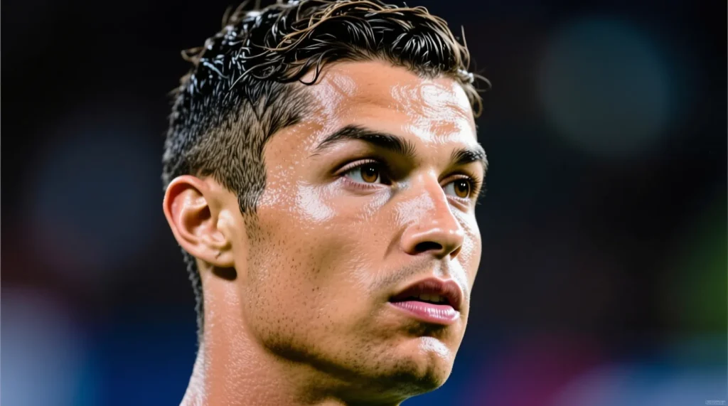 Творческий конкурс для болельщиков: как нарисовать красивый и реалистичный рисунок роналду в своей коллекции. - иллюстрация