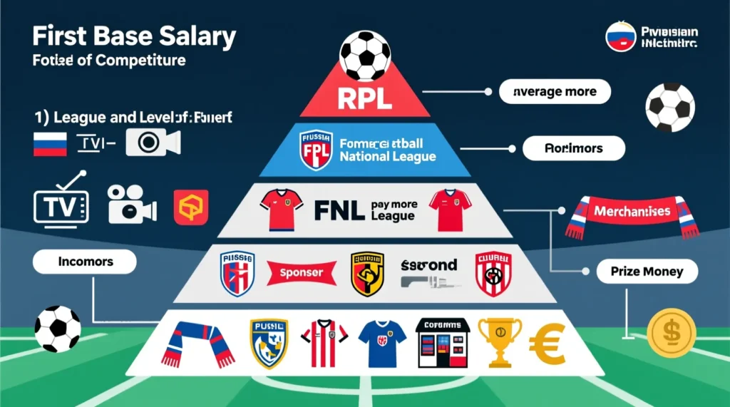 Сравнение доходов по лигам: актуальные зарплаты футболистов россии в 2024 году. - иллюстрация