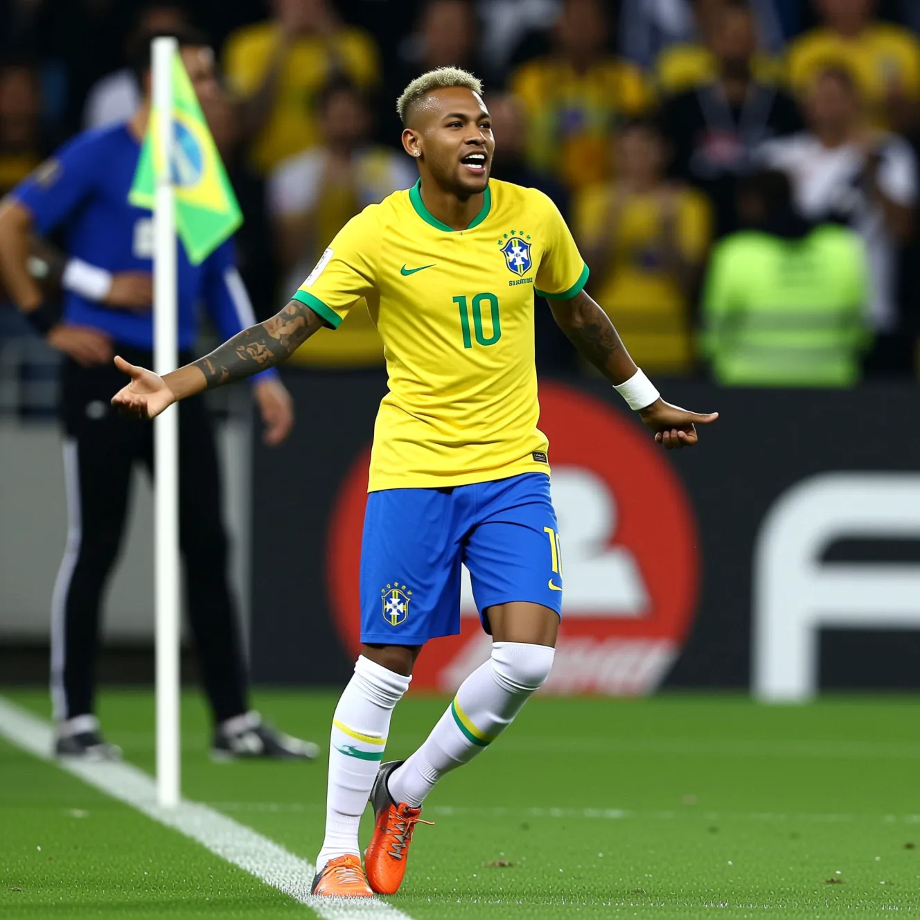 Неймар воспроизвёл жест Винисиуса: танец после гола «Васко да Гама»