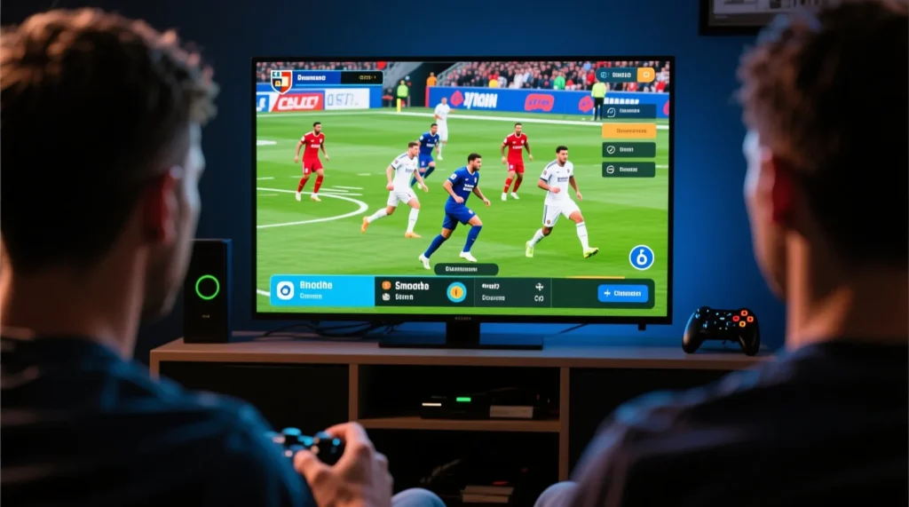 Настройка графики в футбольных симуляторах: как влияет глубина резкости в играх на реалистичность картинки. - иллюстрация