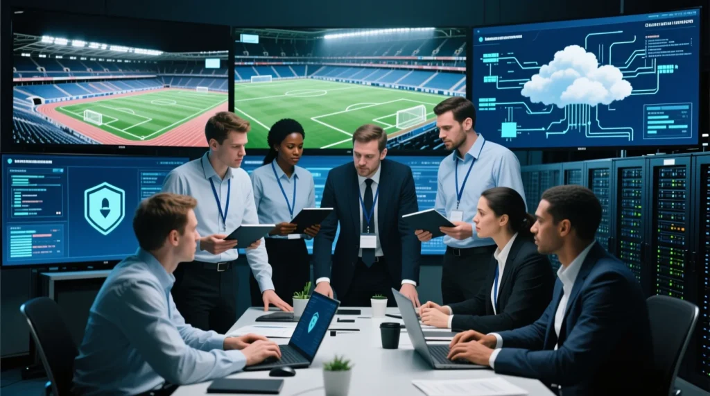 Защита информационных систем в спорте: как ФСТЭК России регулирует работу крупных стадионов Защита информационных систем в спорте: как требования фстэк россии внедряются в работу крупных стадионов. - иллюстрация