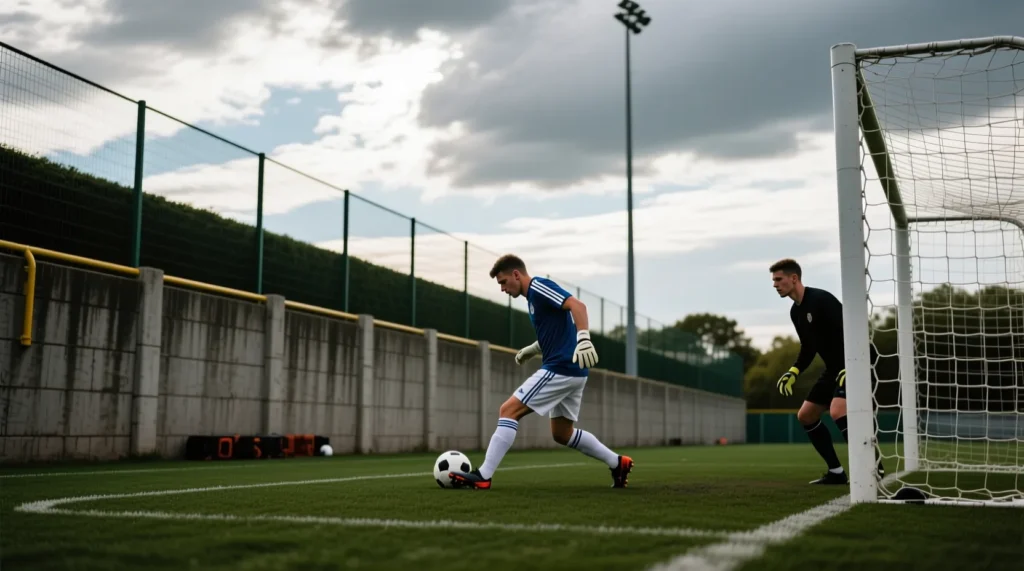 Искусство исполнения стандартных положений: как правильно пробить штрафной удар в футболе, чтобы забить. - иллюстрация