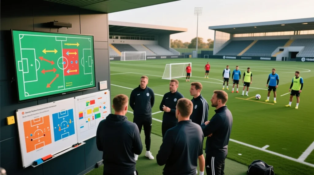 Тактические приемы борьбы за мяч: как организовать эффективный прессинг в футболе. - иллюстрация