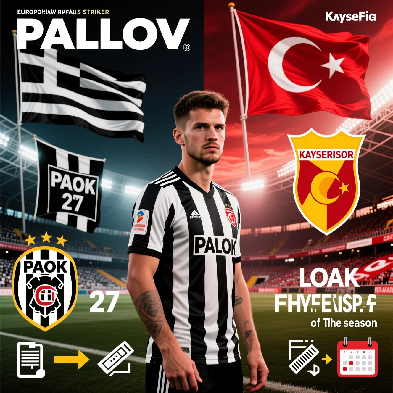 ПАОК и Кайсериспор обсуждают аренду Чалова до конца сезона