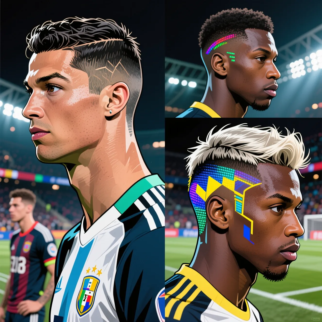 Креативные образы на поле: самые обсуждаемые и странные футболисты прически которых удивили всех.