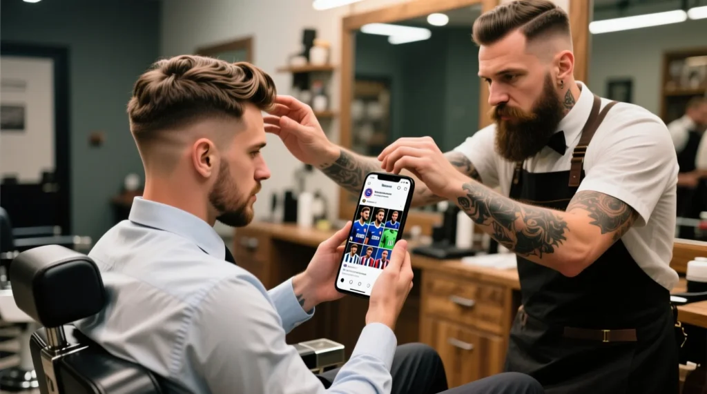 Фотогалерея стильных образов: самые популярные футбольные прически текущего сезона в Европе. - иллюстрация