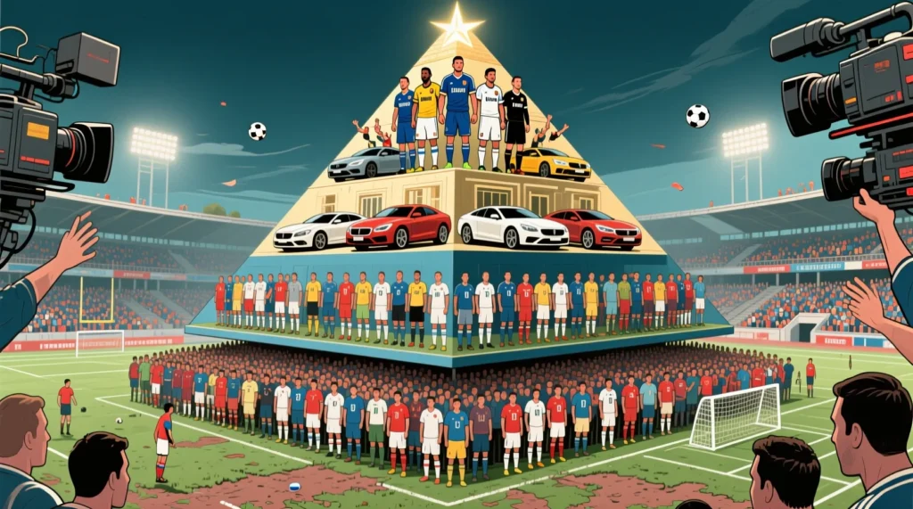 Ответ на частый финансовый вопрос: сколько зарабатывают футболисты в россии в среднем. - иллюстрация