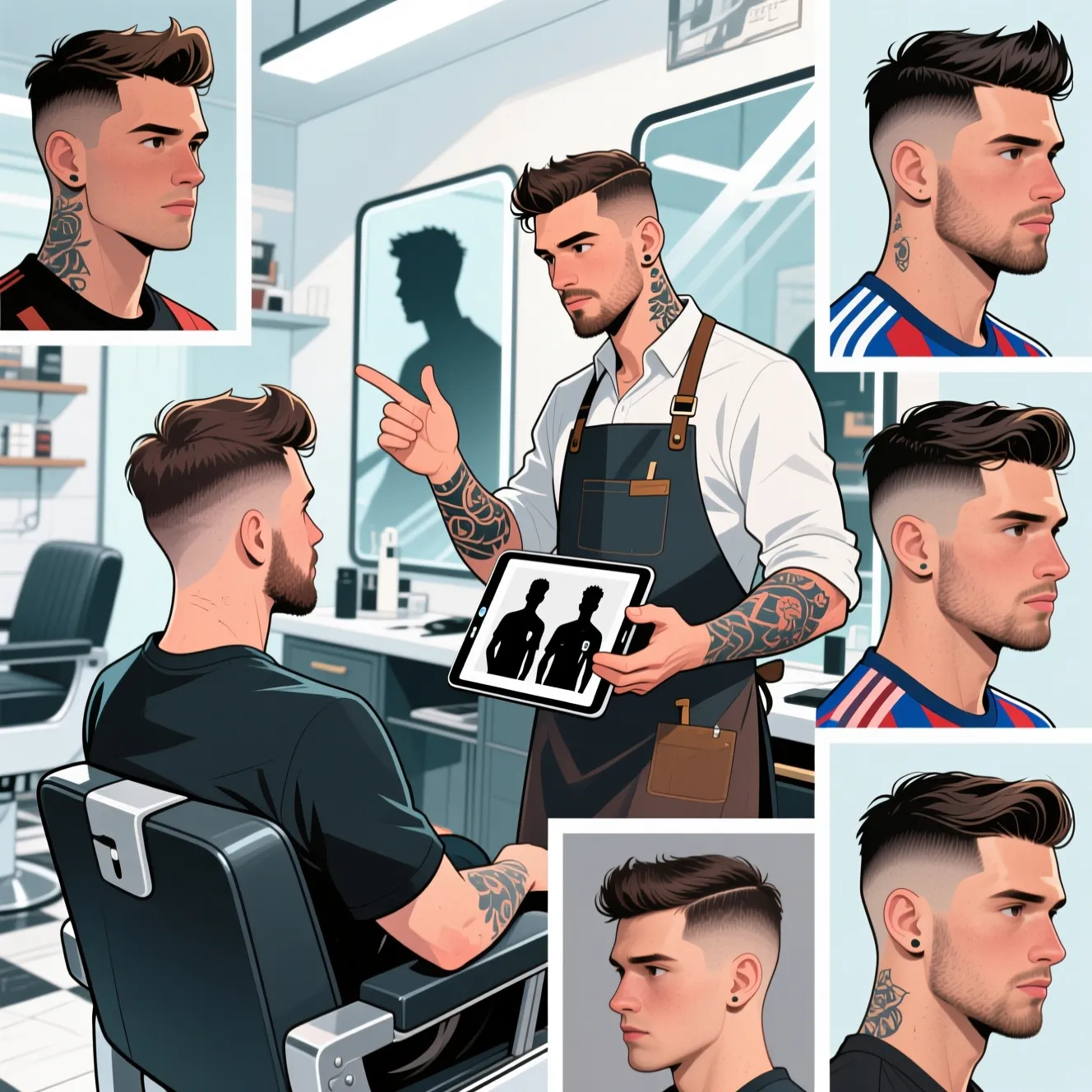 Мода среди профессиональных игроков: самые стильный прически футболистов для вдохновения.