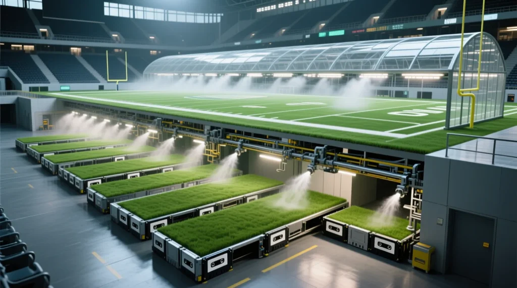 Глобальная реконструкция Мадрида: как выглядит арена сантьяго бернабеу новый после работ. - иллюстрация