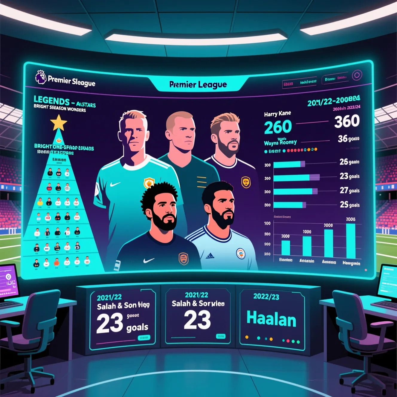 Статистика результативности в Англии: апл бомбардиры за всю историю чемпионата в таблице.