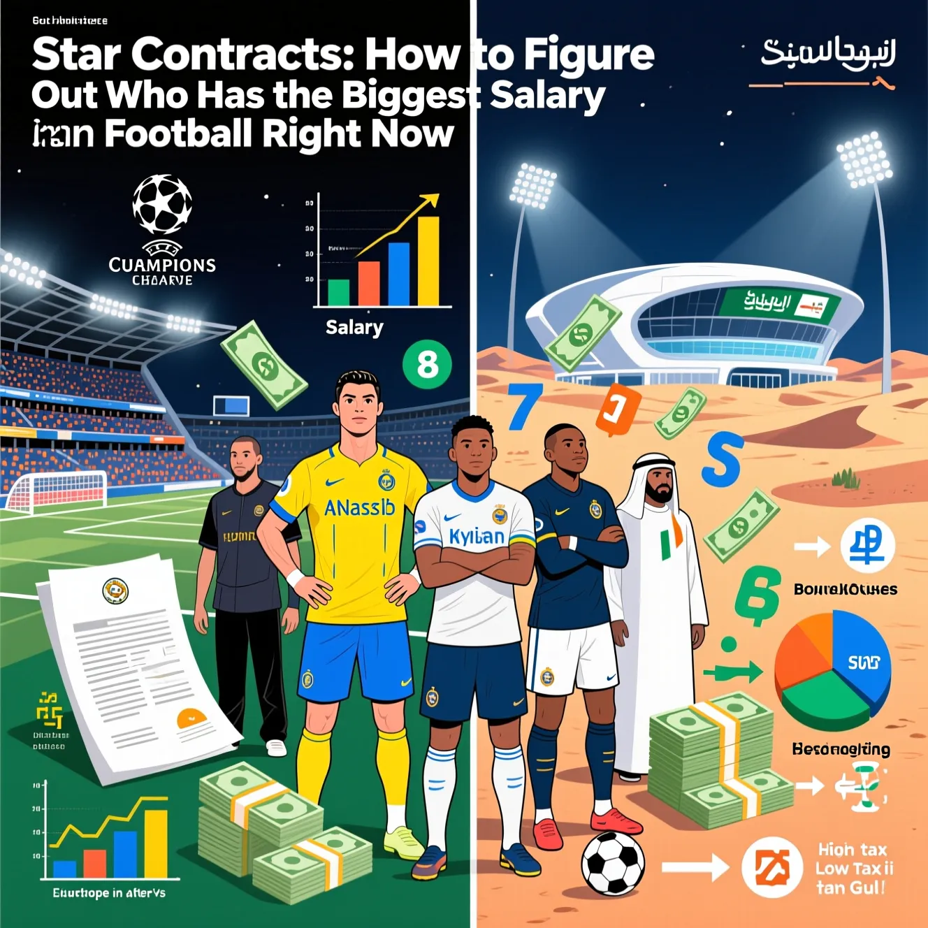 Рекордные контракты звезд: у какого игрока сейчас самая большая зарплата в футболе в мире.