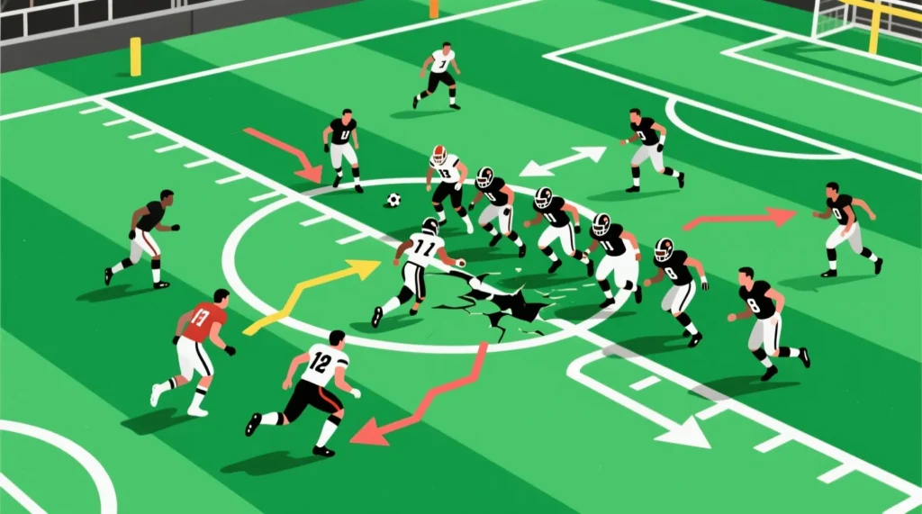 Разбор тактической роли: современная ложная девятка это способ запутать оборону соперника. - иллюстрация