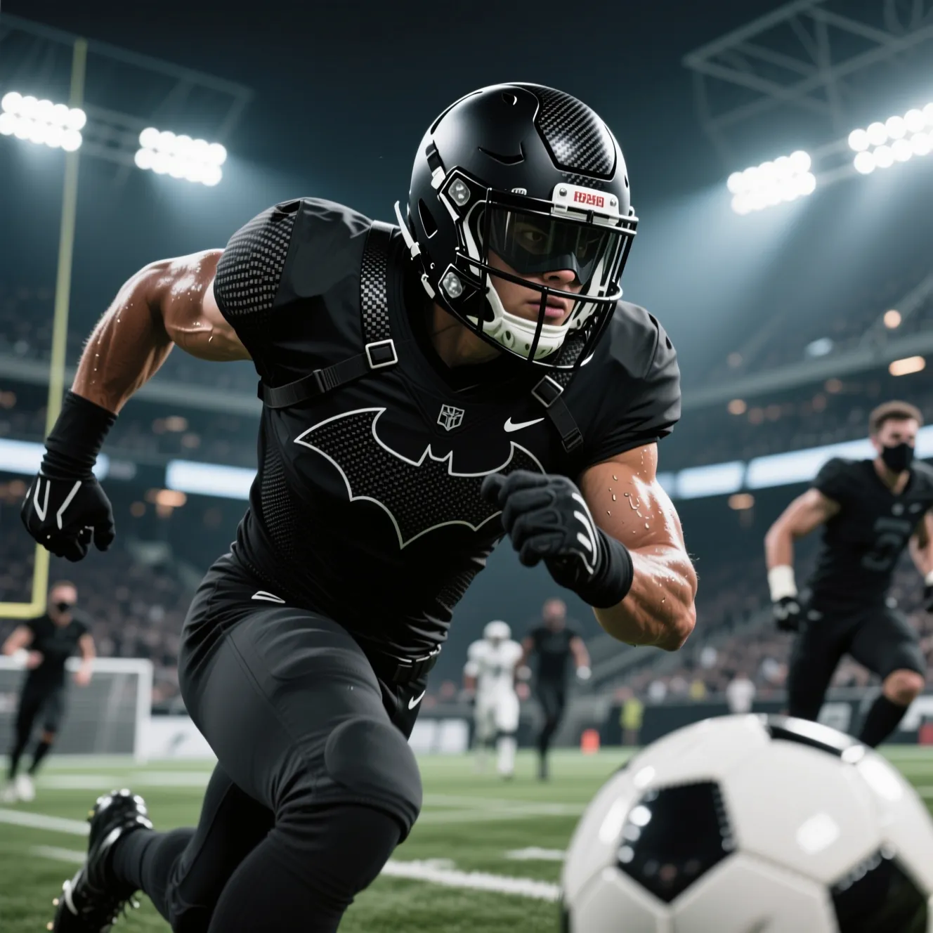 Защитная амуниция после травмы лица: какой известный футболист в маске запомнился зрителям.