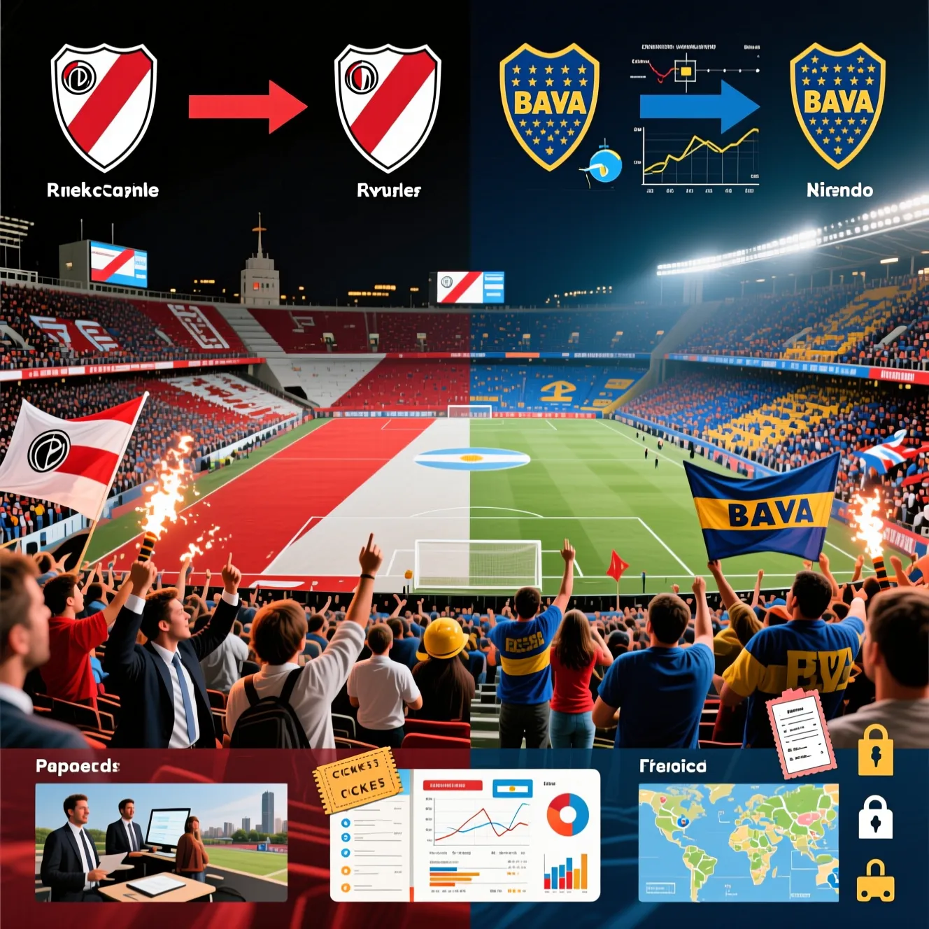 Суперкласико Аргентины: история великого противостояния клубов ривер плейт бока хуниорс.