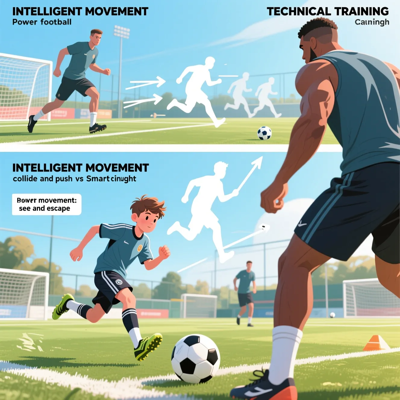 Техника против габаритов: как маленький футболист может обыграть мощных защитников.