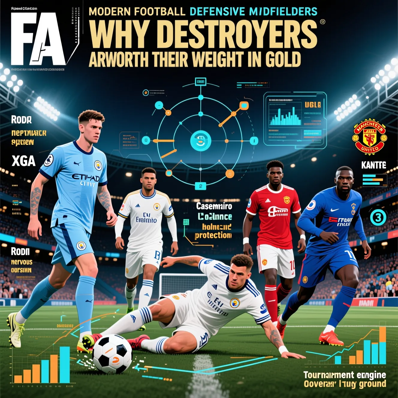 Рейтинг лучших «разрушителей» центра поля: самые надежные опорные полузащитники в мире.