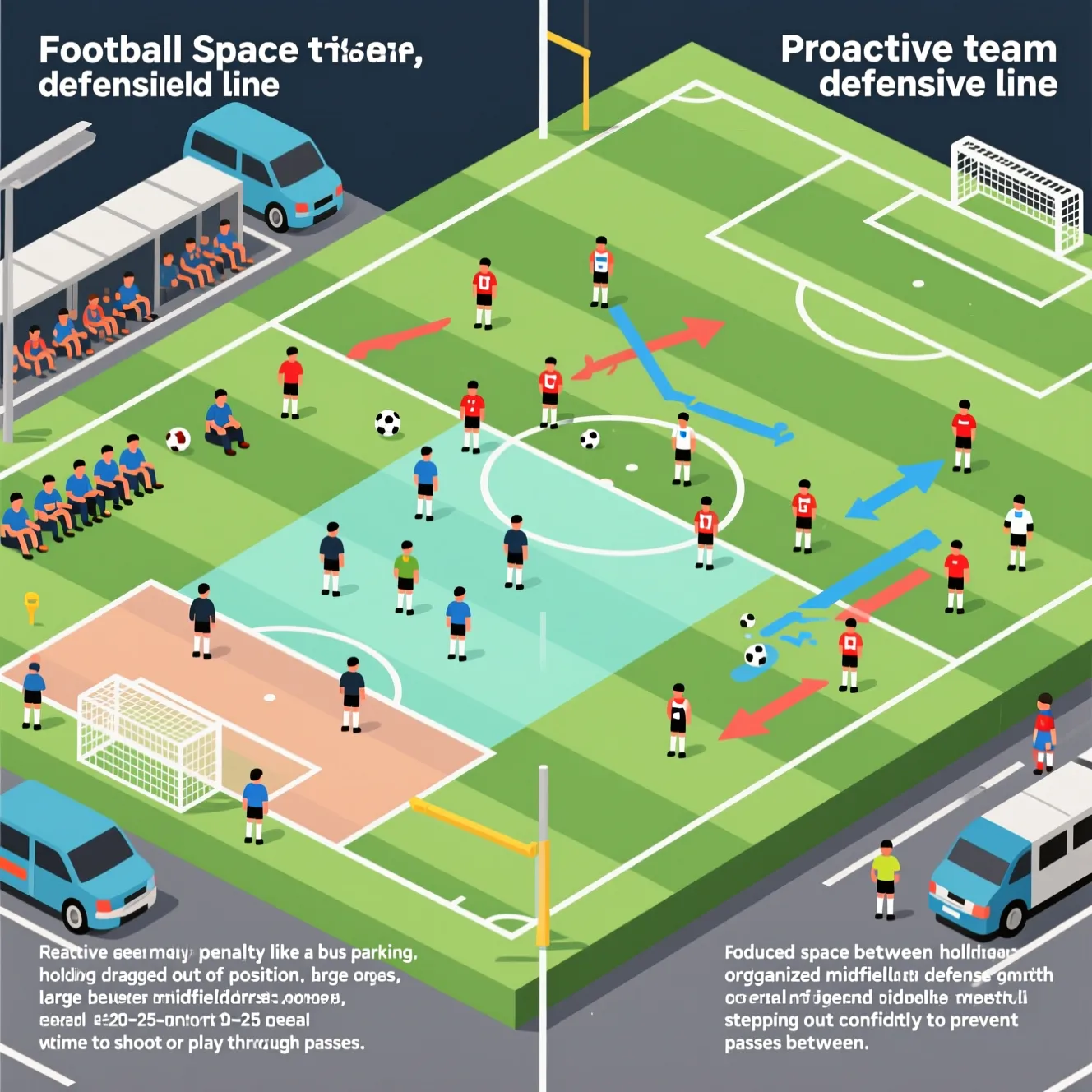 Тактическое пространство перед защитой: почему важно контролировать опорная зона в футболе.