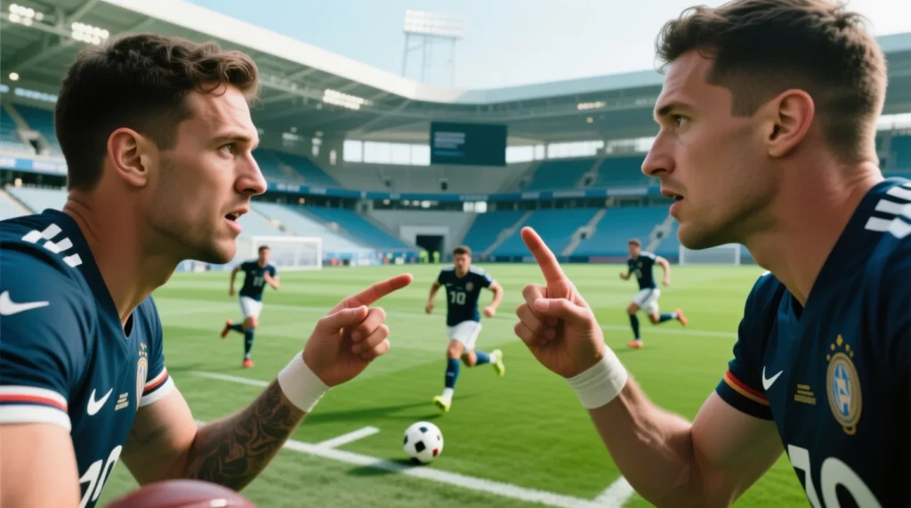 Тайные смыслы и послания: что означают популярные жесты футболистов во время матча. - иллюстрация