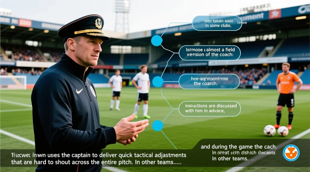 Права и ответственность лидера на поле: что именно делает капитан футбольной команды в игре. - иллюстрация