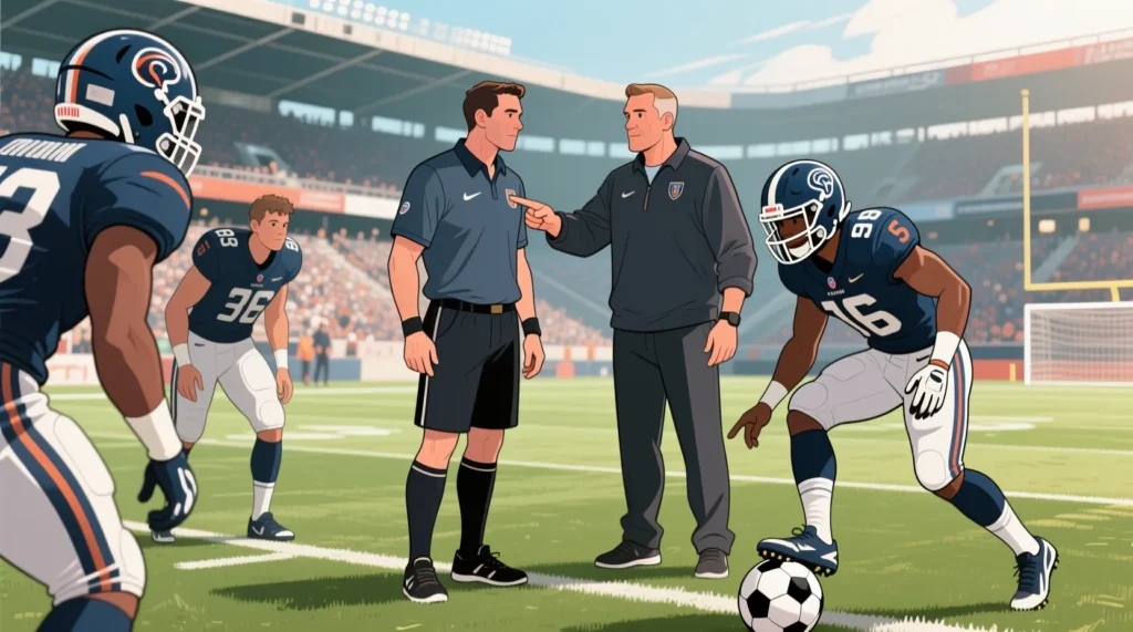 Права и ответственность лидера на поле: что именно делает капитан футбольной команды в игре. - иллюстрация