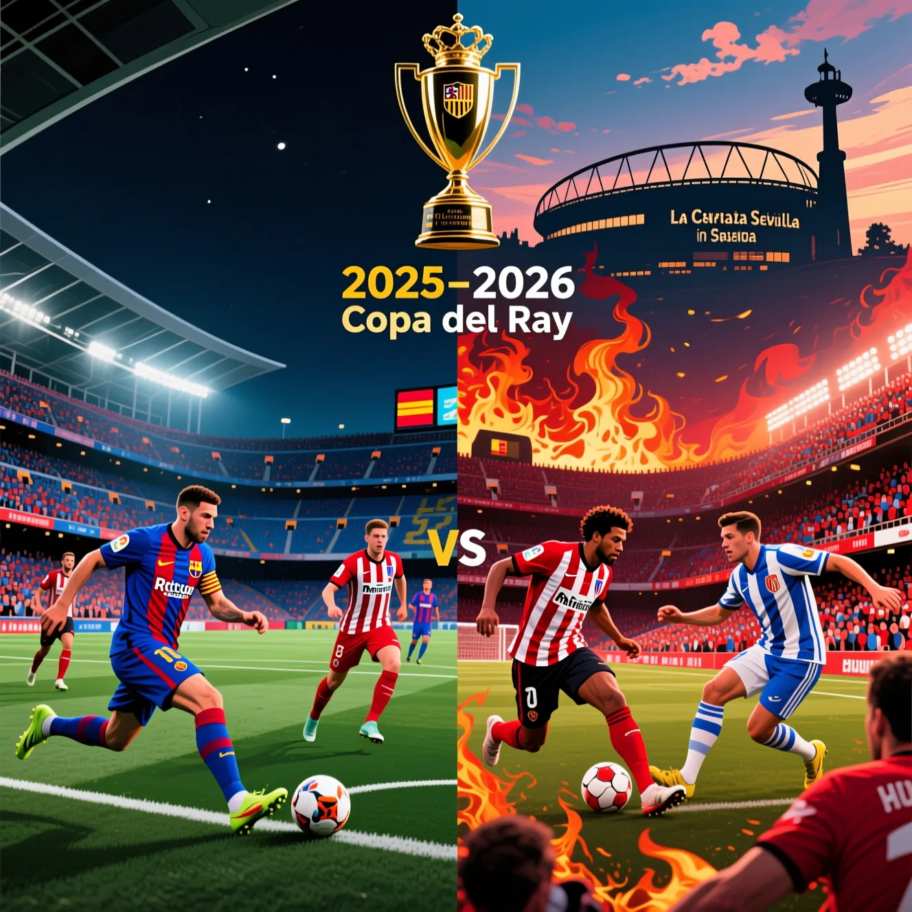 Барселона и Атлетико Мадрид разыграют путевку в финал Кубка Испании